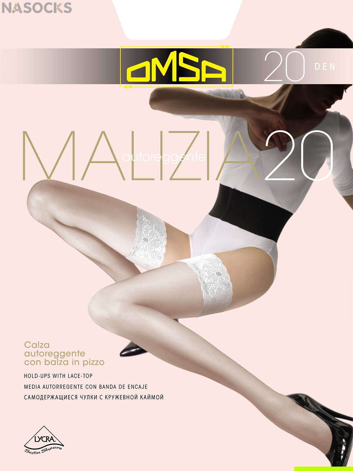 Чулки женские классические OMSA Malizia 20 den