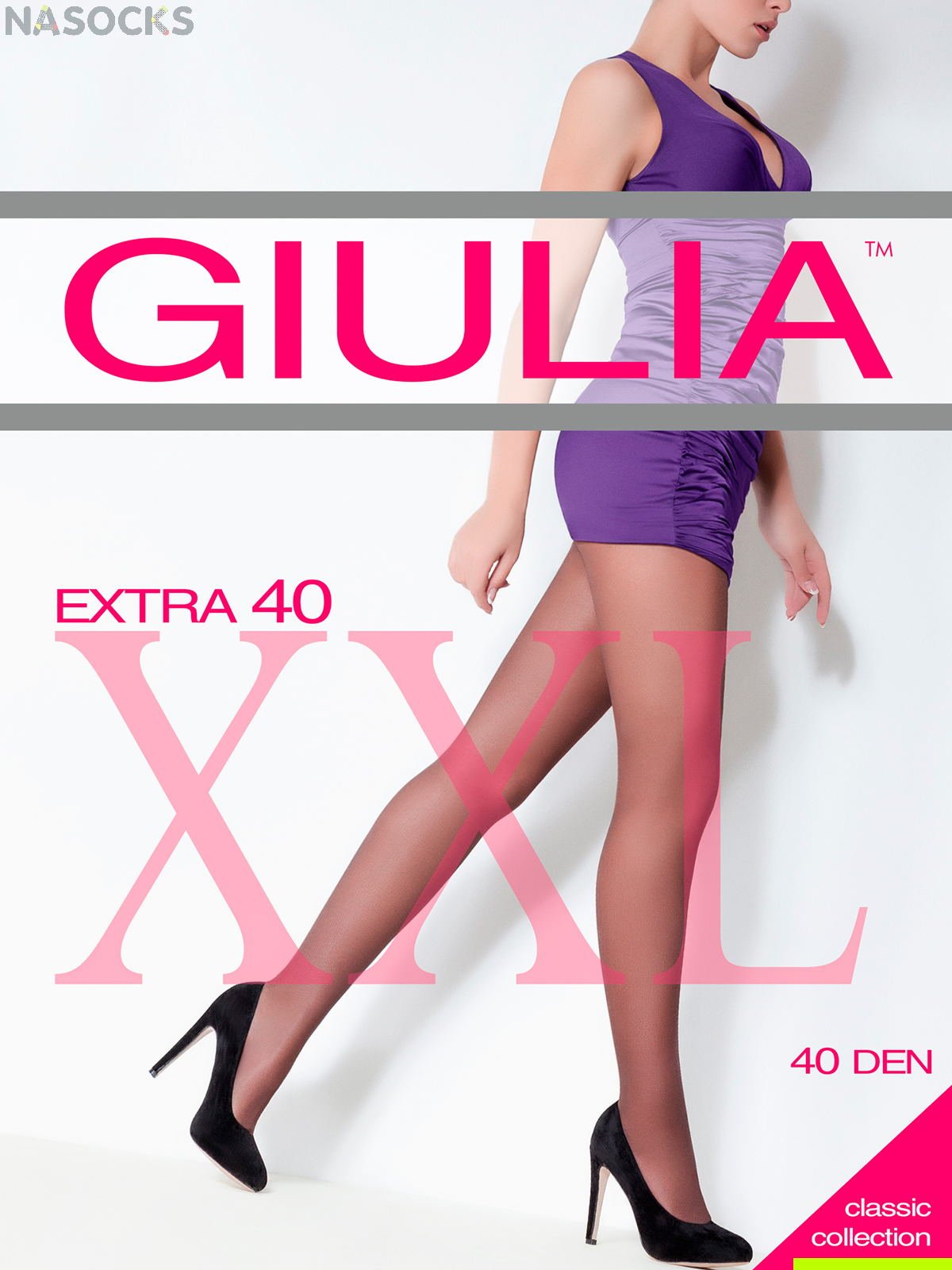 Колготки Giulia EXTRA 40 XL купить недорого|Бесплатная доставка!