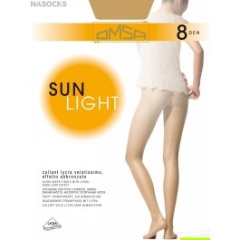 Колготки женские ультратонкие OMSA Sun Light 8 den