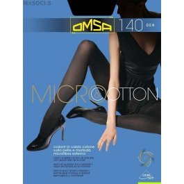 Колготки женские с хлопком и микрофиброй OMSA Micro&Cotton 140 den XL