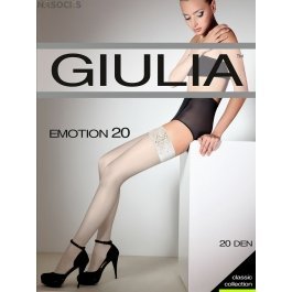 Чулки женские полуматовые Giulia Emotion 20 den