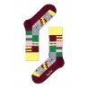 Носки Happy Socks MS01-025 из хлопка, с геометрическим орнаментом