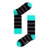 Носки Happy Socks SA01-085 из хлопка, удлиненные, в полоску