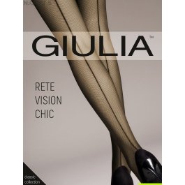 Колготки в сеточку со швом-стрелкой сзади Giulia RETE VISION CHIC