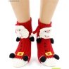 Носки Hobby Line HOBBY 077 носки вязаные АВС "Дед Мороз на красном" - 3
