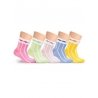 Носки детские для девочек, цветные с отворотом Lorenz Л18