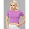 Укороченная бесшовная футболка-топ Giulia CROP T-SHIRT - 2