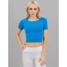 Укороченная бесшовная футболка-топ Giulia CROP T-SHIRT - 6