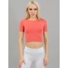 Укороченная бесшовная футболка-топ Giulia CROP T-SHIRT - 3