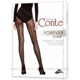 Колготки со швом сзади в виде надписи "FOREVER" Conte Forever 20ден