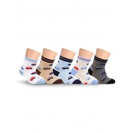 Подарочный набор носков для мальчиков на 23 Февраля ,5 пар, Lorenz Р55