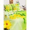 Комплект постельного белья с большими желтыми цветами Sova и Javoronok 1,5 спальный