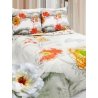 Комплект постельного белья с крупными яркими цветами Sova и Javoronok 2-х спальный