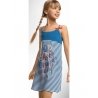 Платье для девочек в полоску с надписью Pelican GD189