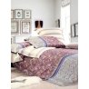 Комплект постельного белья с орнаментом из листьев и цветов Tiffany's secret 2-х спальный